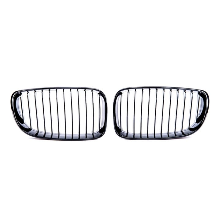 Grill BMW 1 E81 E82 E87 E88 Facelift pojedyncze żeberka Gloss Black
