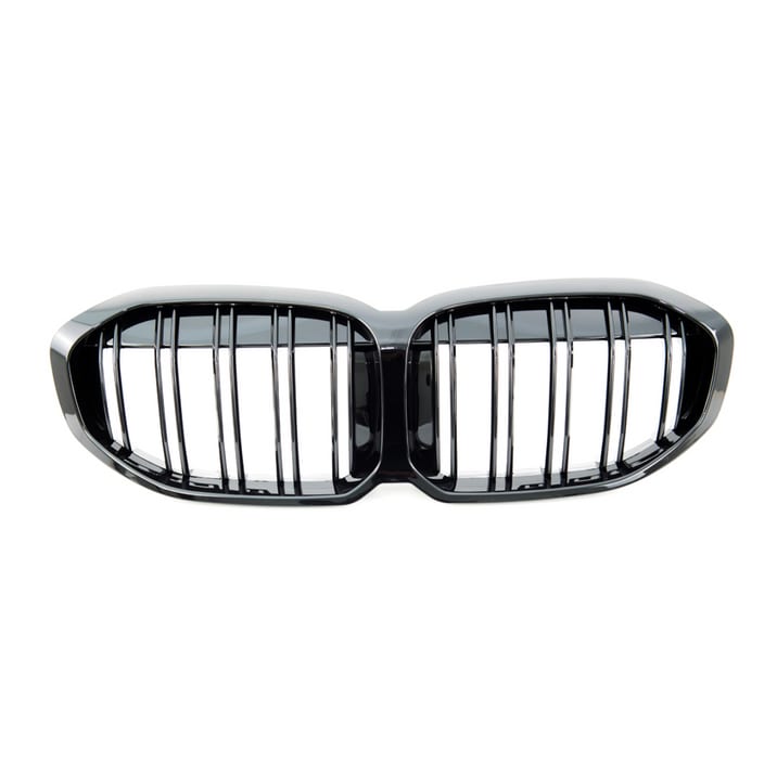 Grill BMW 1 F40 podwójne żeberka Gloss Black