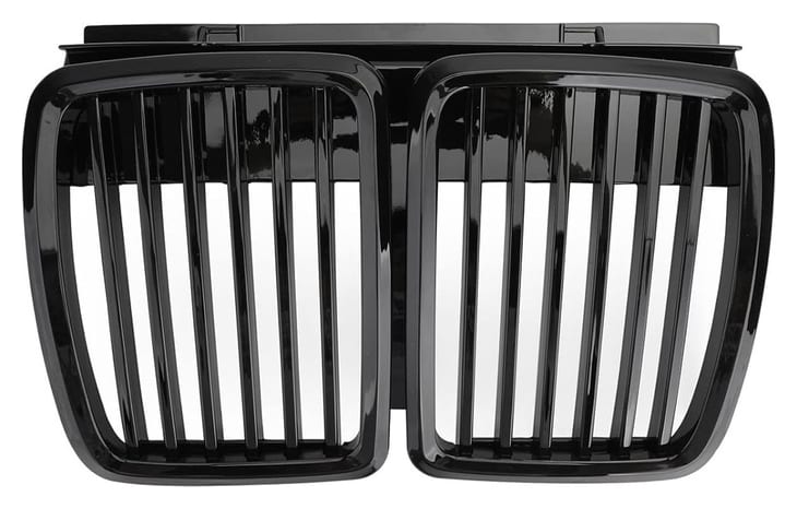 Grill BMW 3 E30 pojedyncze żeberka Gloss Black