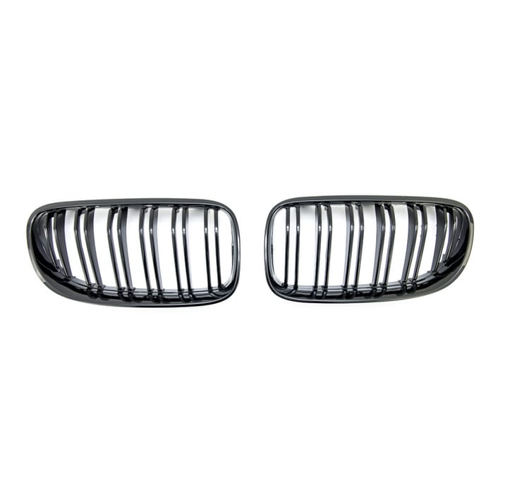 Grill BMW 3 E92 E93 Facelift podwójne żeberka Gloss Black