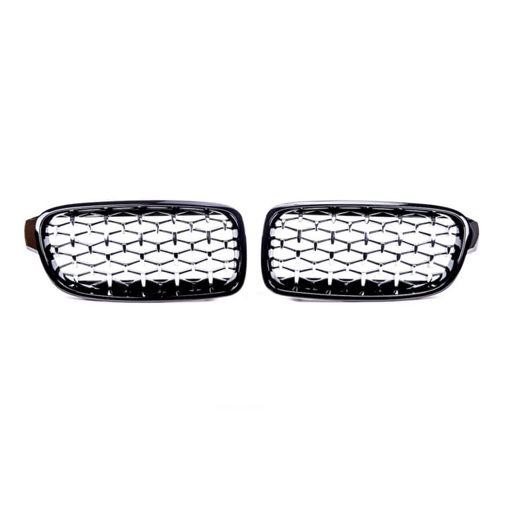 Grill BMW 3 F30 F31 Gloss Black & Chrome