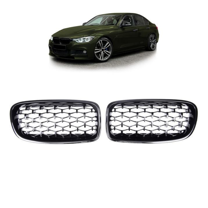 Grill BMW 3 F30 F31 Gloss Black