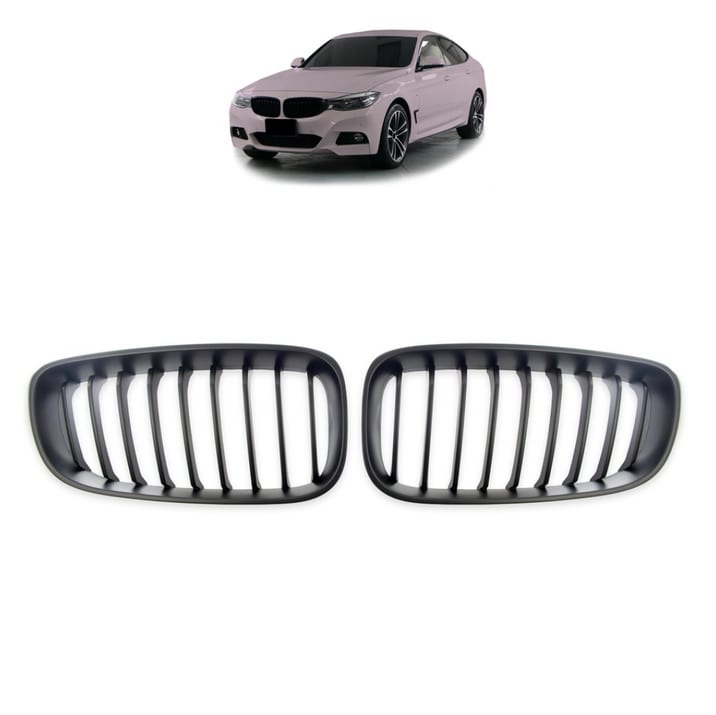 Grill BMW 3 F34 pojedyncze żeberka Matt Black