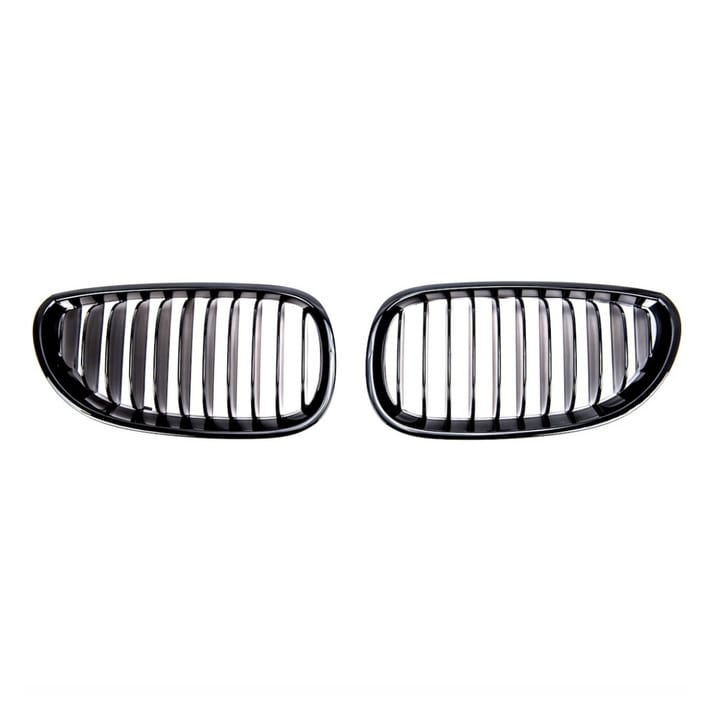 Grill BMW 5 E60 E61 pojedyncze żeberka Gloss Black