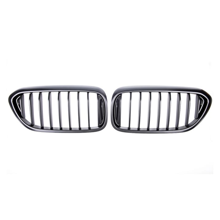 Grill BMW 5 G30 F90 G31 pojedyncze żeberka Matt Black