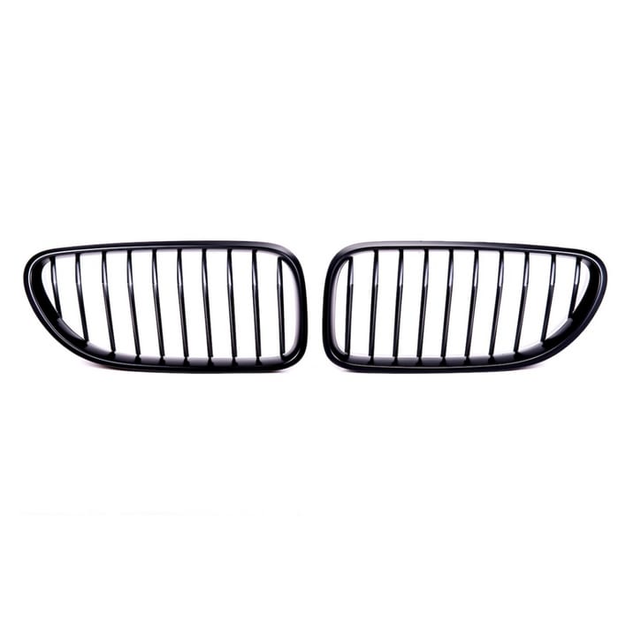 Grill BMW 6 F13 F12 F06 pojedyncze żeberka Matt Black