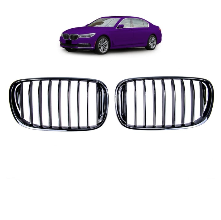 Grill BMW 7 G11 G12 pojedyncze żeberka Gloss Black