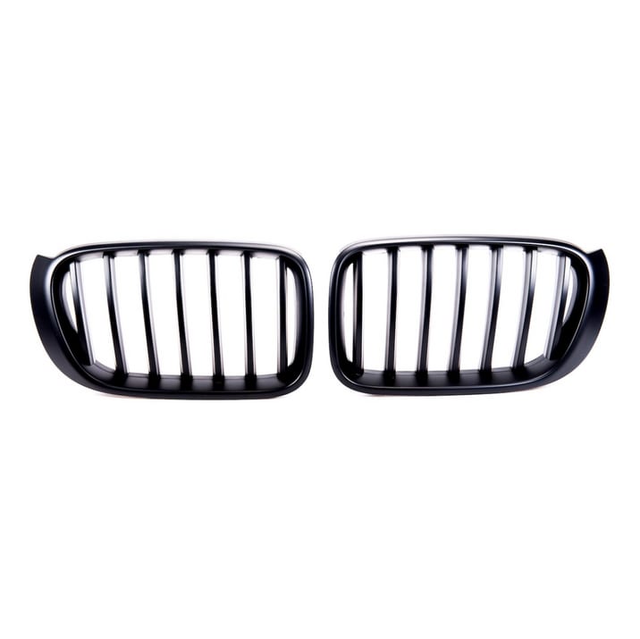 Grill BMW X3 F25 X4 F26 Facelift pojedyncze żeberka Matt Black