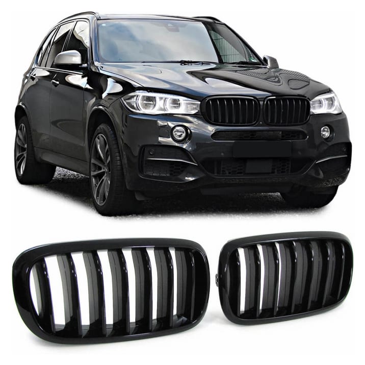 Grill BMW X5 F15 F85 X6 F16 F86 pojedyncze żeberka Gloss Black