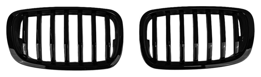 Grill BMW X6 E71 E72 X5 E70 pojedyncze żeberka Gloss Black