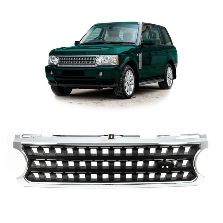 Grill Land Rover Range Rover III L322 Facelift Chrome & Black