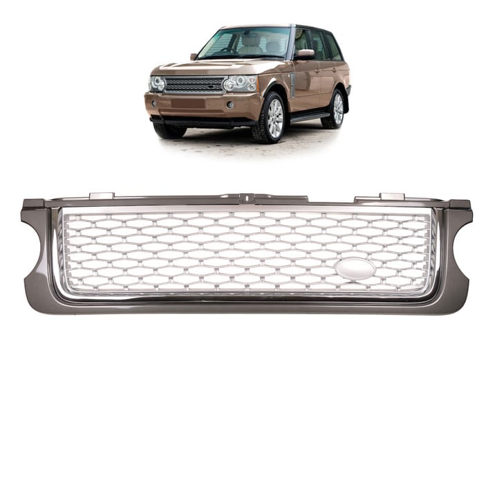 Grill Land Rover Range Rover III L322 Facelift Chrome & Grey