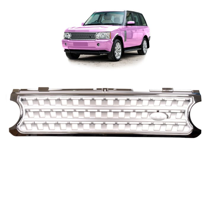 Grill Land Rover Range Rover III L322 Facelift Chrome & Silver