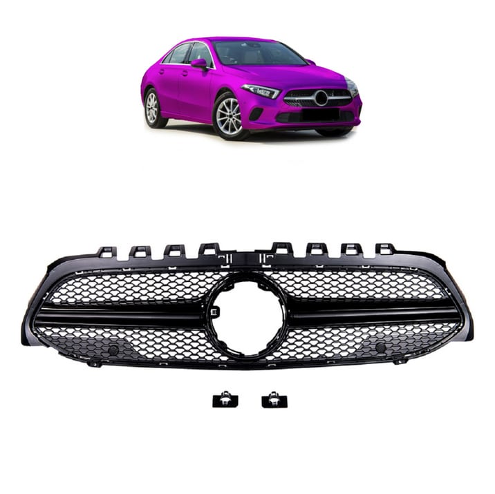Grill Mercedes-Benz A V177 W177 Gloss Black A-Type