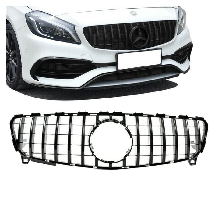 Grill Mercedes-Benz A W176 Facelift GT Gloss Black