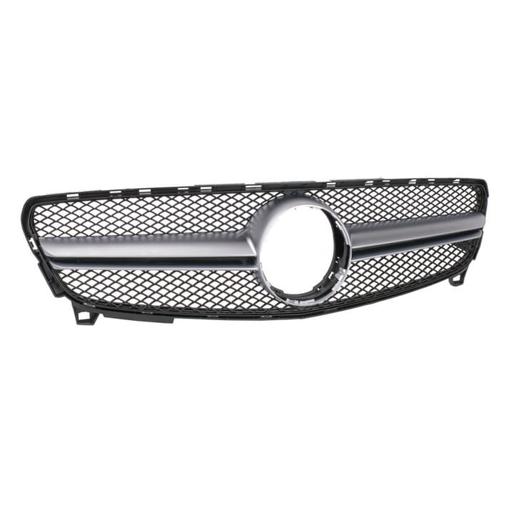 Grill Mercedes-Benz A W176 Facelift Matt Silver A-Type