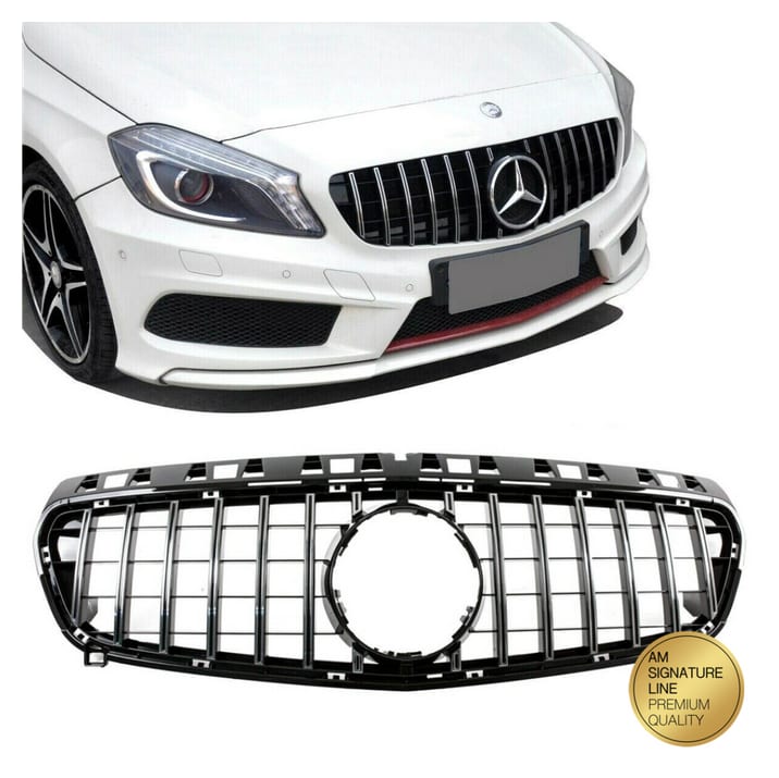 Grill Mercedes-Benz A W176 GT Chrome & Black