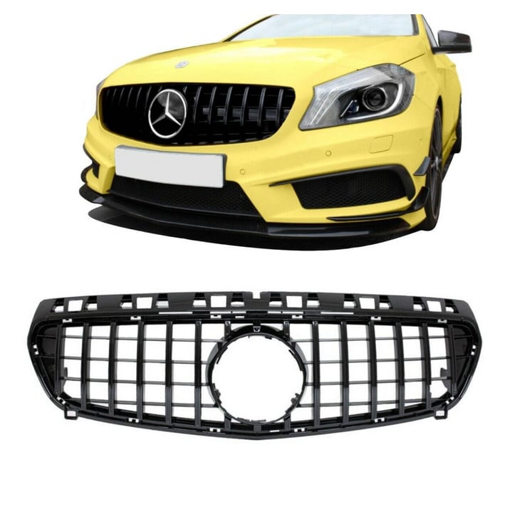 Grill Mercedes-Benz A W176 GT Gloss Black