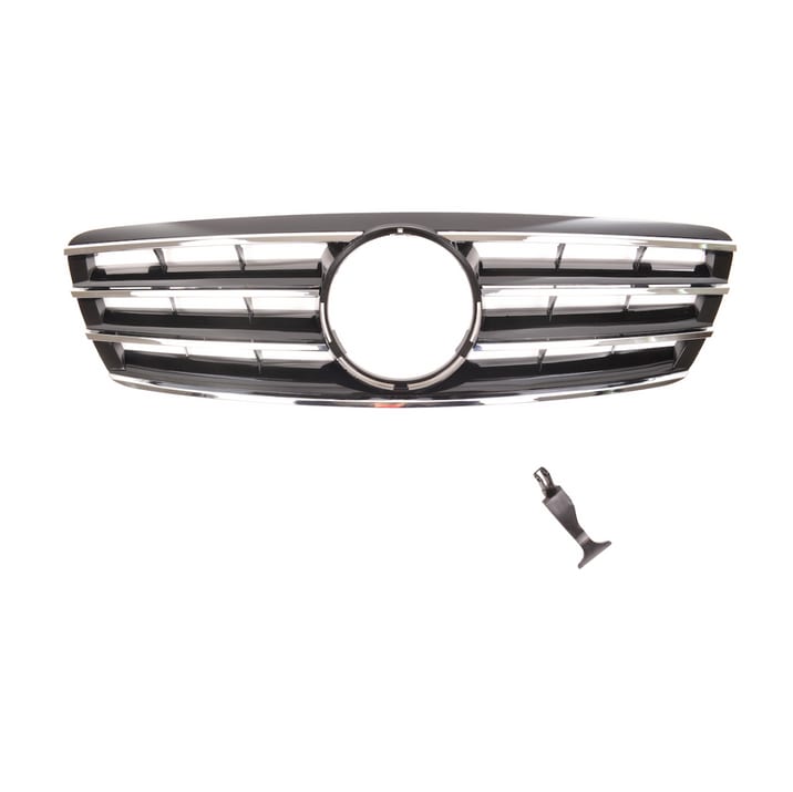 Grill Mercedes-Benz C W203 S203 Chrome & Black