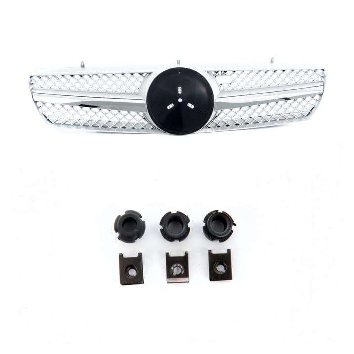 Grill Mercedes-Benz CL C215 Chrome & Silver