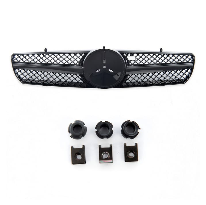 Grill Mercedes-Benz CL C215 Gloss Black