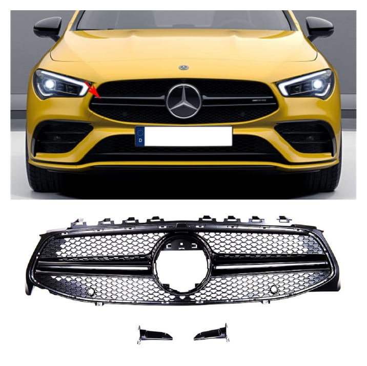 Grill Mercedes-Benz CLA C118 X118 Black A-Type PDC