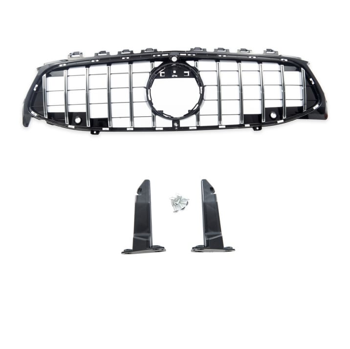 Grill Mercedes-Benz CLA C118 X118 GT Chrome & Black PDC