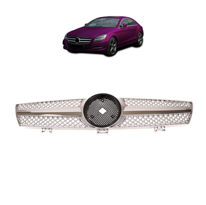 Grill Mercedes-Benz CLS C219 Chrome & Silver