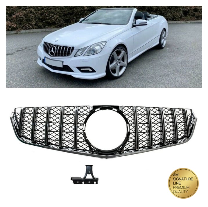 Grill Mercedes-Benz E C207 A207 GT Chrome & Black
