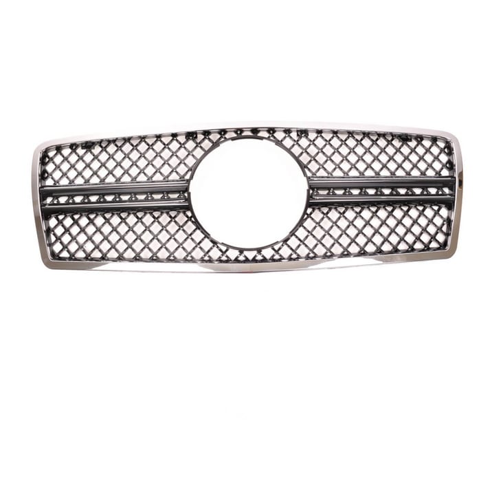 Grill Mercedes-Benz E W210 S210 Chrome & Black A-Type