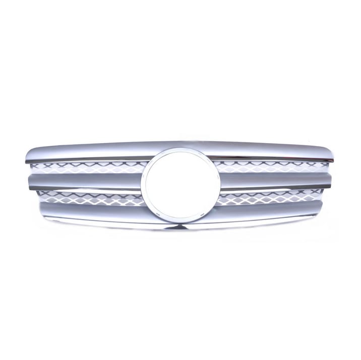 Grill Mercedes-Benz E W211 S211 Chrome & Silver