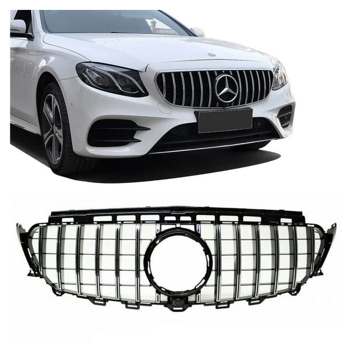 Grill Mercedes-Benz E W213 S213 A238 C238 GT Chrome & Black