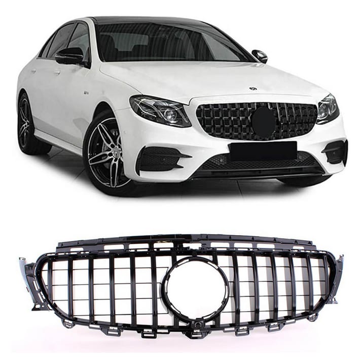 Grill Mercedes-Benz E W213 S213 A238 C238 GT Gloss Black