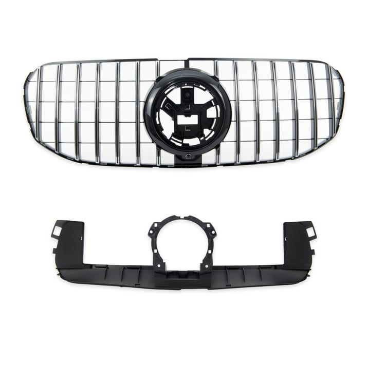 Grill Mercedes-Benz GLS X167 GT Chrome & Black Camera