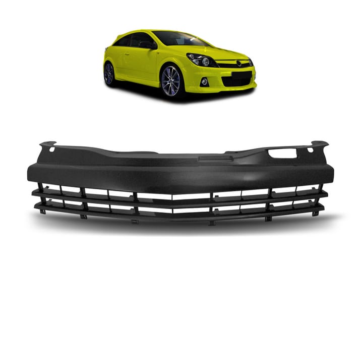 Grill OPEL ASTRA H GTC ASTRA H TwinTop Black bez znaczka