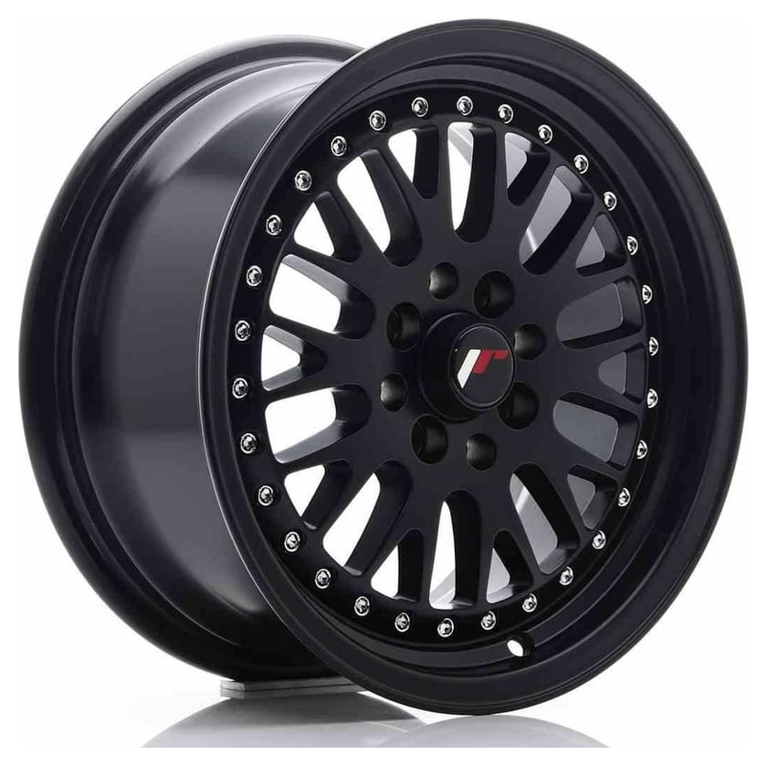 JR Wheels JR10 15x7 ET30 4x100/108 Matt Black