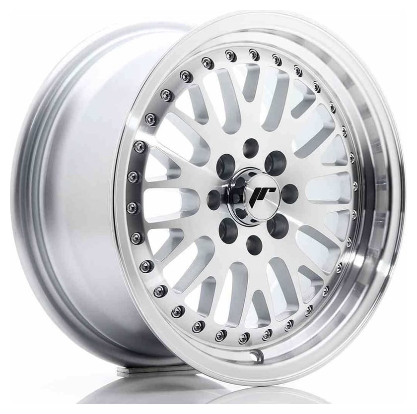 JR Wheels JR10 15x7 ET30 4x100/108 Silver Machined Face