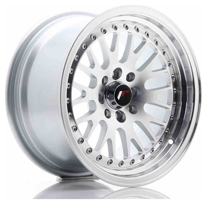 JR Wheels JR10 15x8 ET20 4x100/108 Silver Machined Face