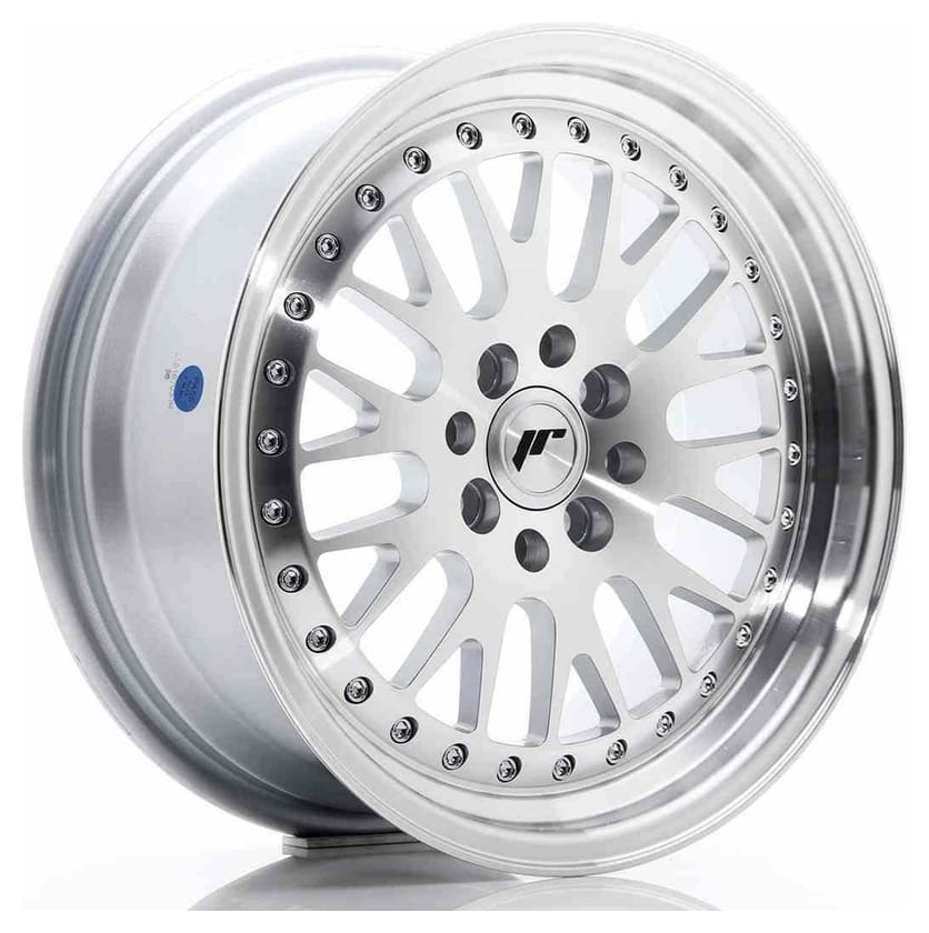 JR Wheels JR10 16x7 ET30 4x100/108 Silver Machined Face