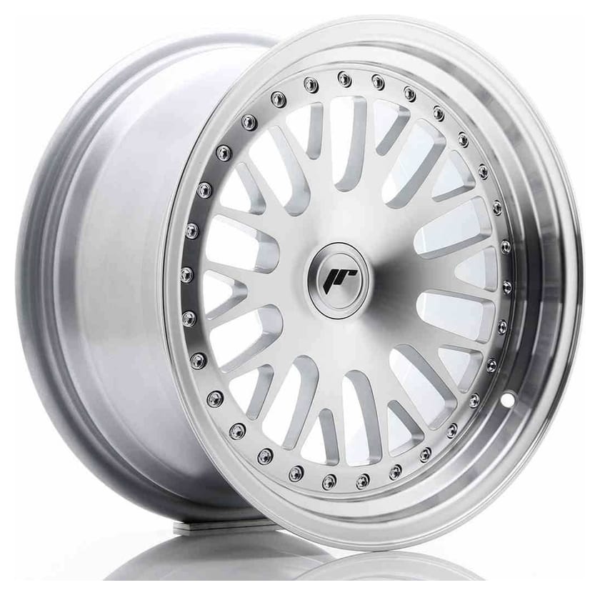 JR Wheels JR10 16x8 ET20 Blank Silver Machined Face