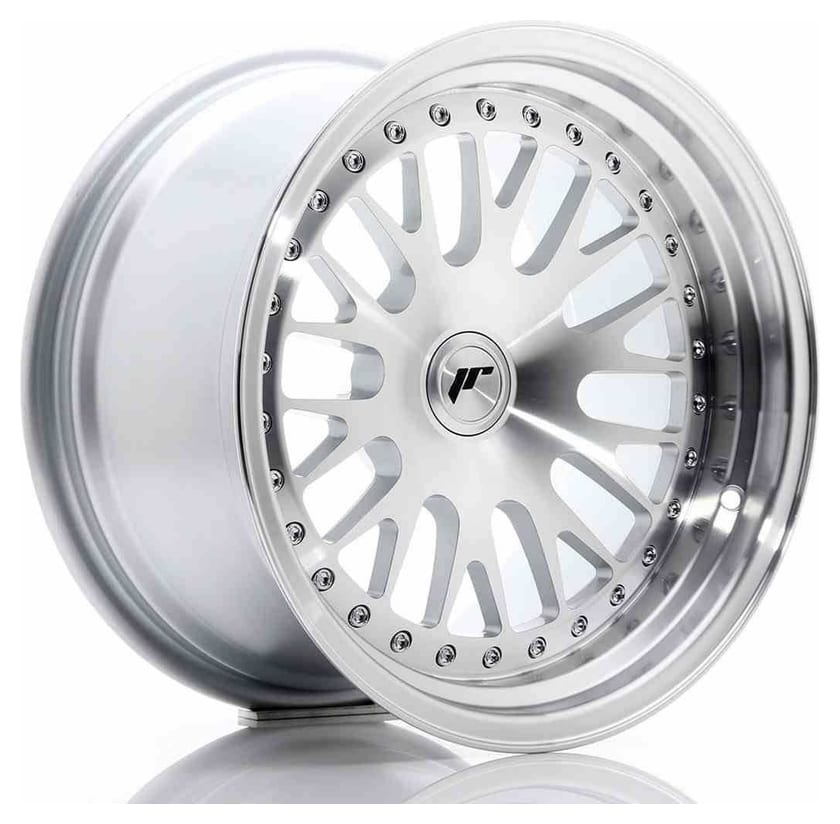 JR Wheels JR10 16x9 ET10-20 Blank Silver Machined Face