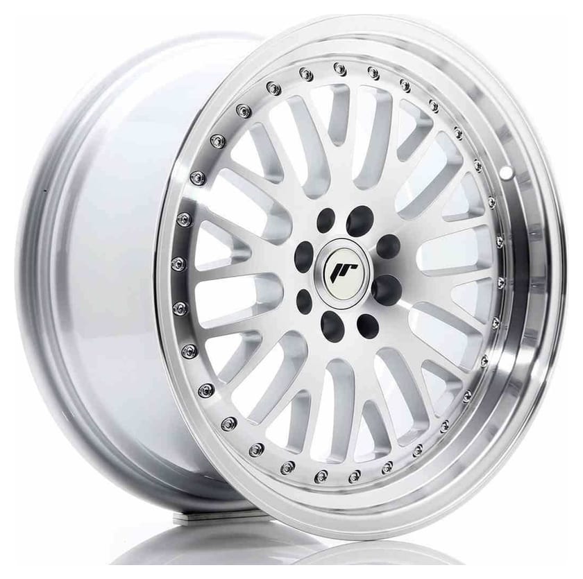 JR Wheels JR10 17x8 ET35 5x100/114 Silver Machined Face