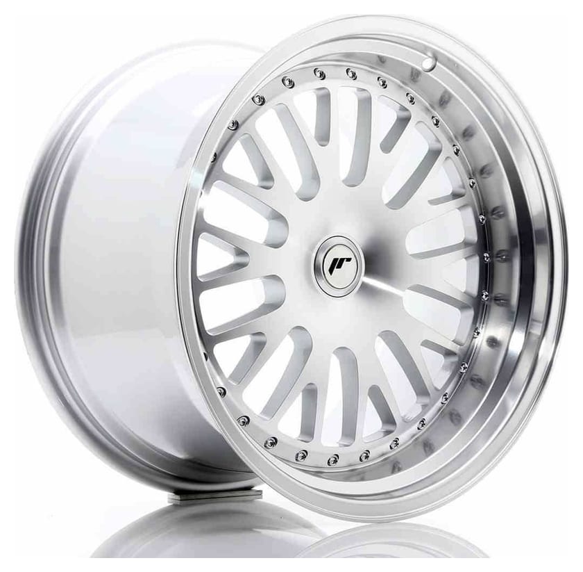 JR Wheels JR10 19x11 ET15-30 Blank Silver Machined Face
