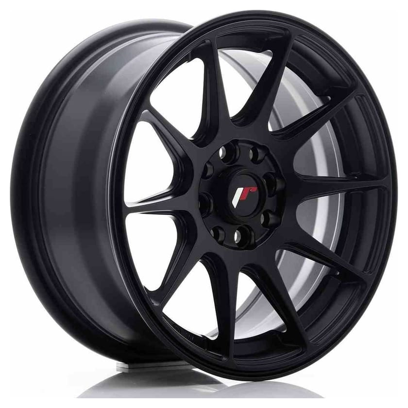 JR Wheels JR11 15x7 ET30 4x100/114 Flat Black
