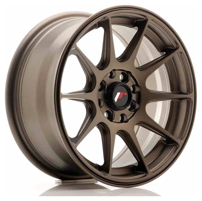 JR Wheels JR11 15x7 ET30 4x100/114 Matt Bronze