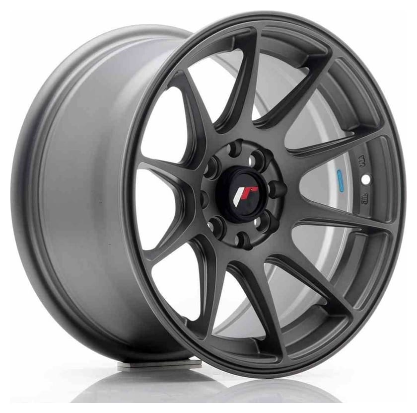 JR Wheels JR11 15x8 ET25 4x100/108 Matt Gun Metal