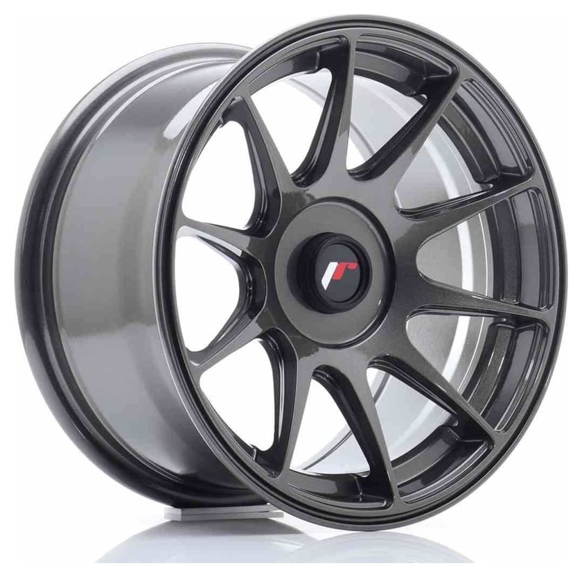 JR Wheels JR11 15x8 ET25 Blank Hyper Gray