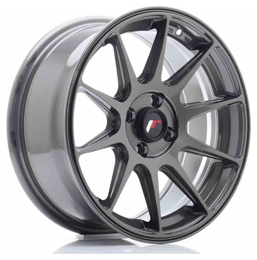 JR Wheels JR11 16x7 ET25 4x100 Hyper Gray