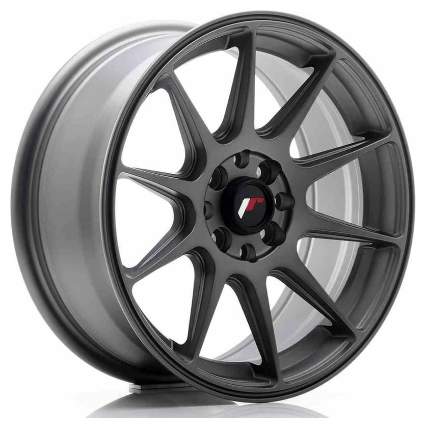 JR Wheels JR11 16x7 ET30 4x100/114 Matt Gun Metal