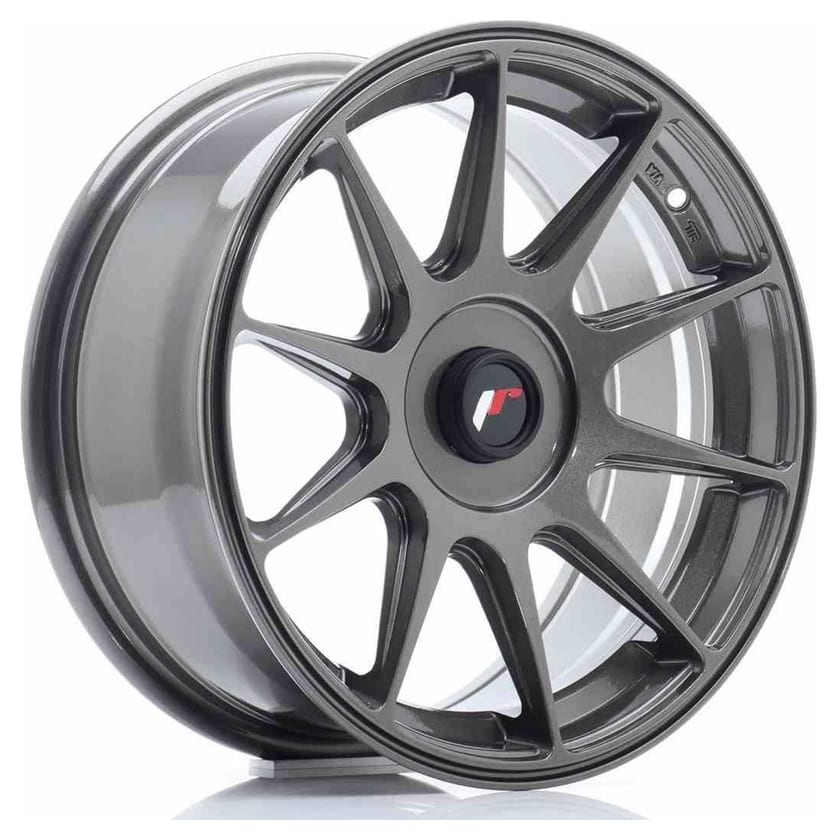 JR Wheels JR11 16x7 ET30 Blank Hyper Gray